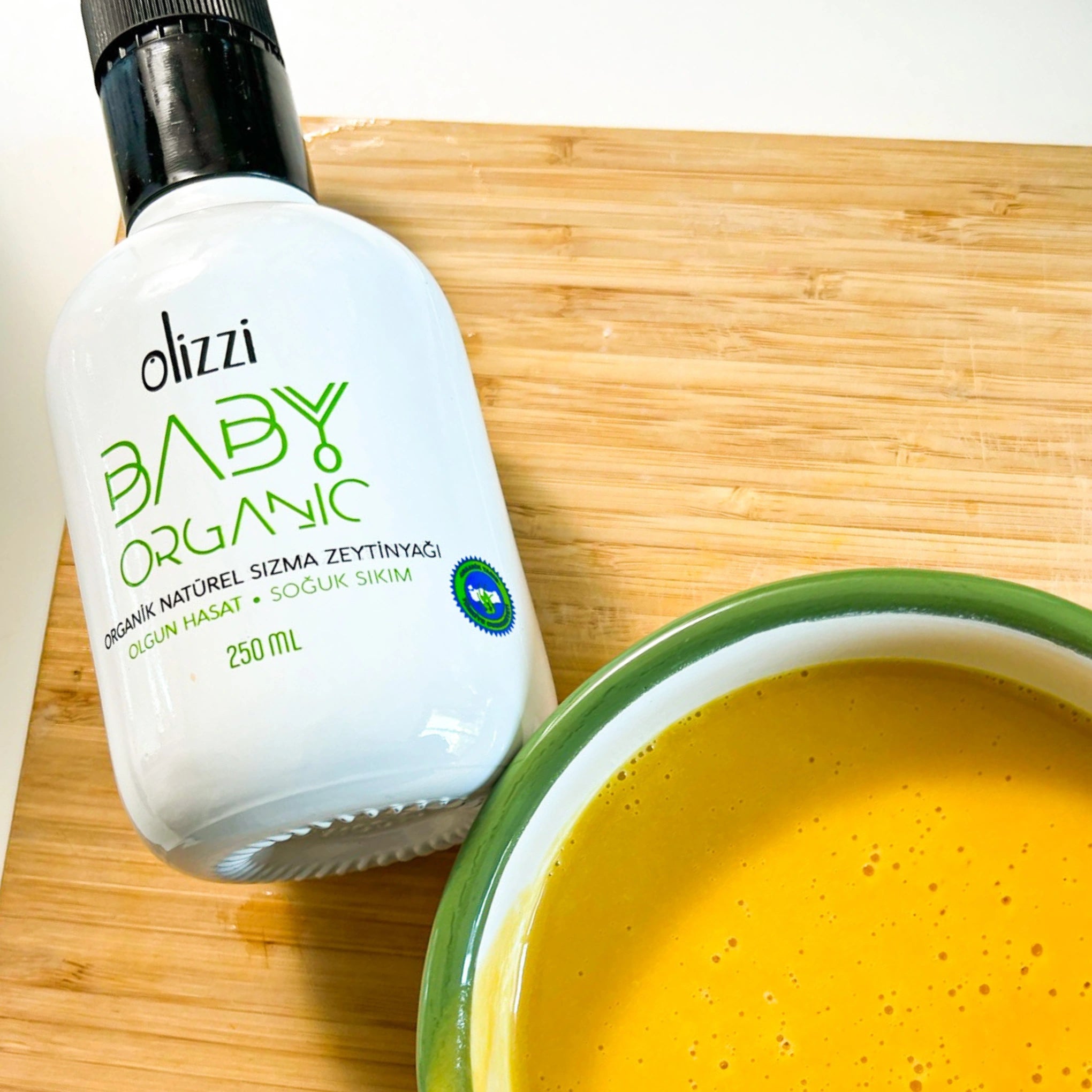 Olizzi Baby Organic Extra Virgin Olive Oil, Cold Pressed 16.9 FL OZ x 12 Units (BB: 7/1/2026)