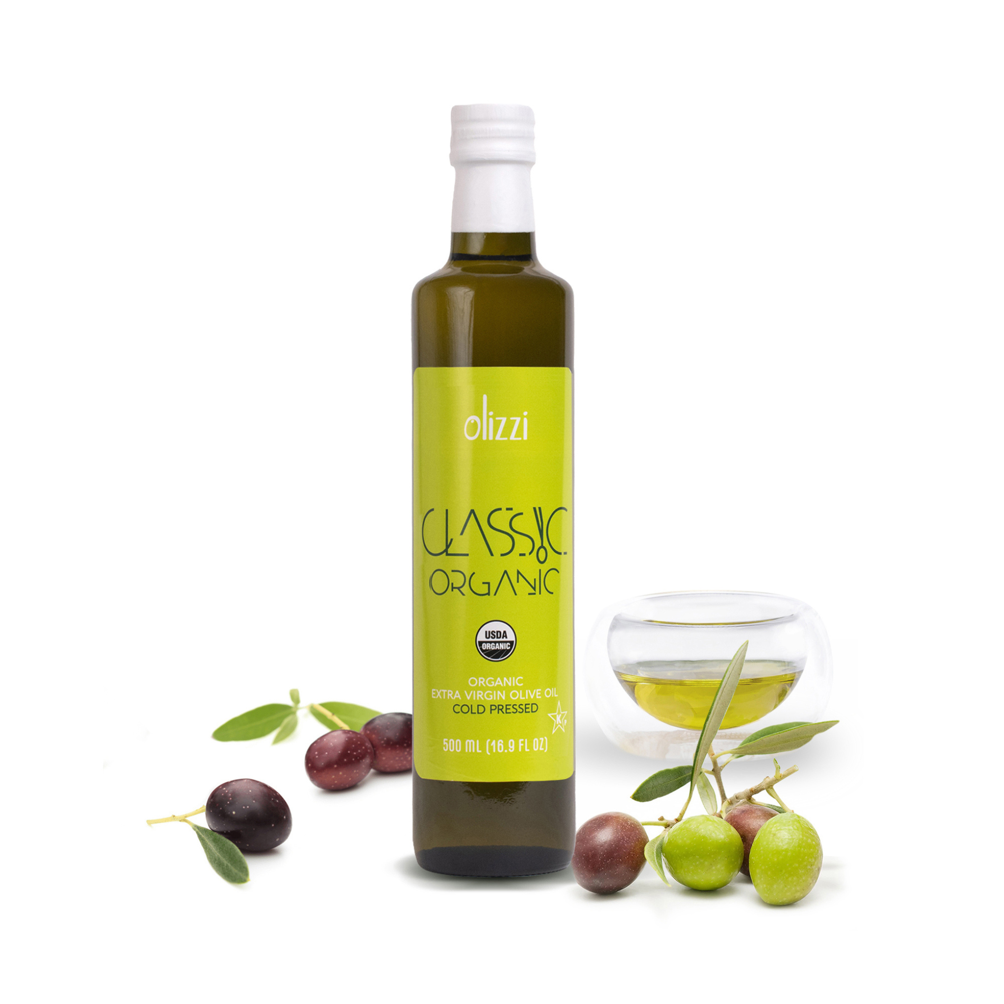 Olizzi Classic Organic Extra Virgin Olive Oil 16.9 FL OZ - Cold Olizzi Classic Organic Extra Virgin Olive Oil 16.9 FL OZ - Cold