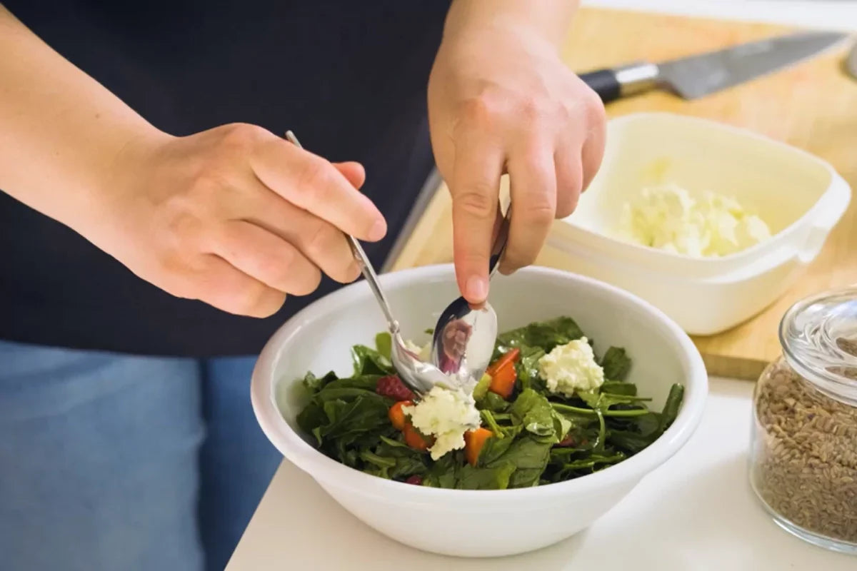 Strawberry and Cheese Arugula Salad