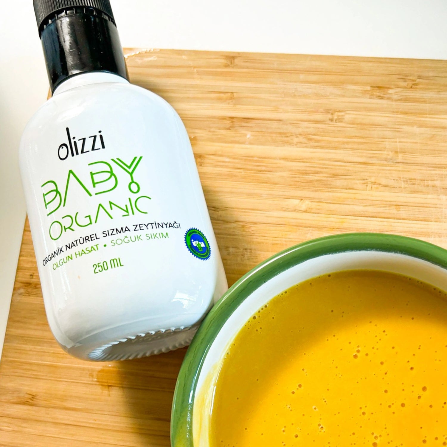 Olizzi Baby Organic Extra Virgin Olive Oil, Cold Pressed 16.9 FL OZ x 12 Units