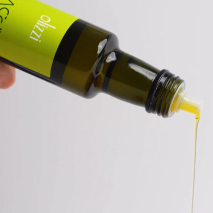 Olizzi Classic Organic Extra Virgin Olive Oil 16.9 FL OZ - Cold Pressed, New Harvest, Hand Picked, USDA Organic, Kosher, Smooth and Delicate EVOO, Salad Dressing, Aceite de Oliva